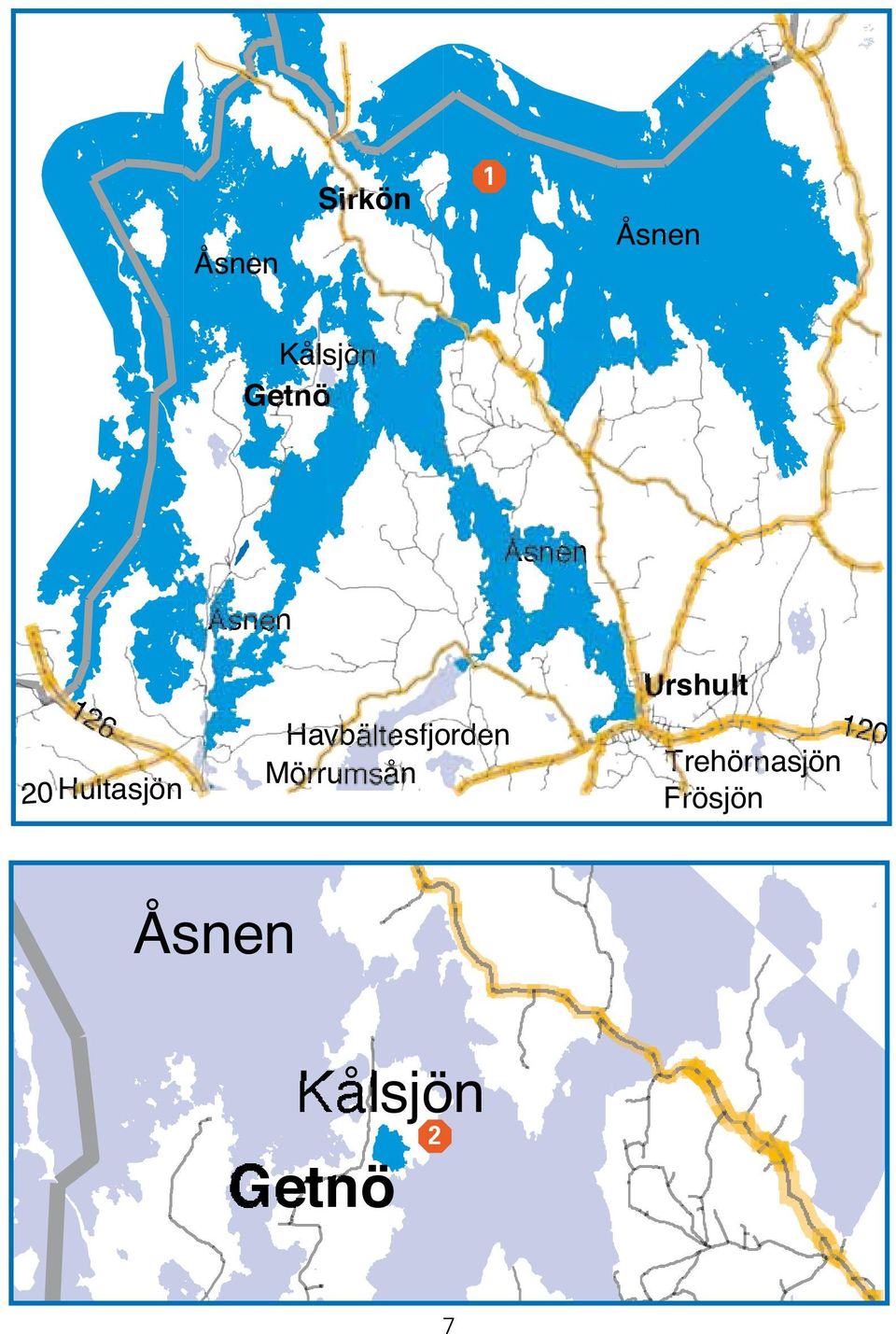 Havbältesfjorden Mörrumsån Sirkön