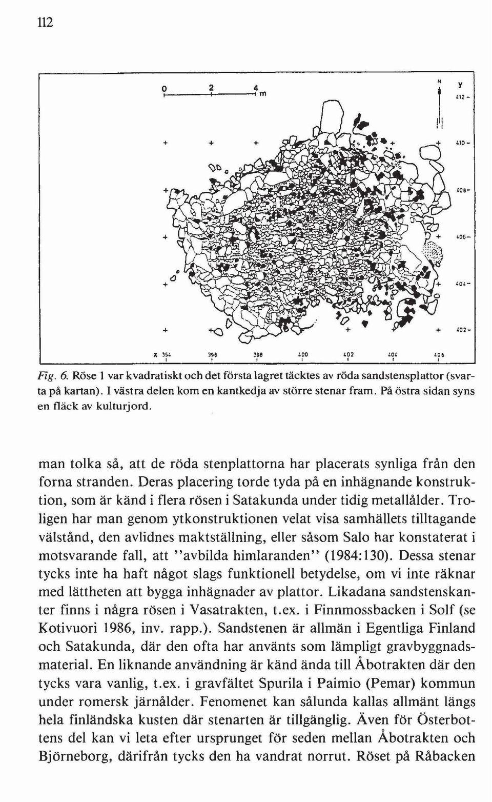 Deras placering torde tyda på en inhägnande konstruktion, som är känd i flera rösen i Satakunda under tidig metallålder.
