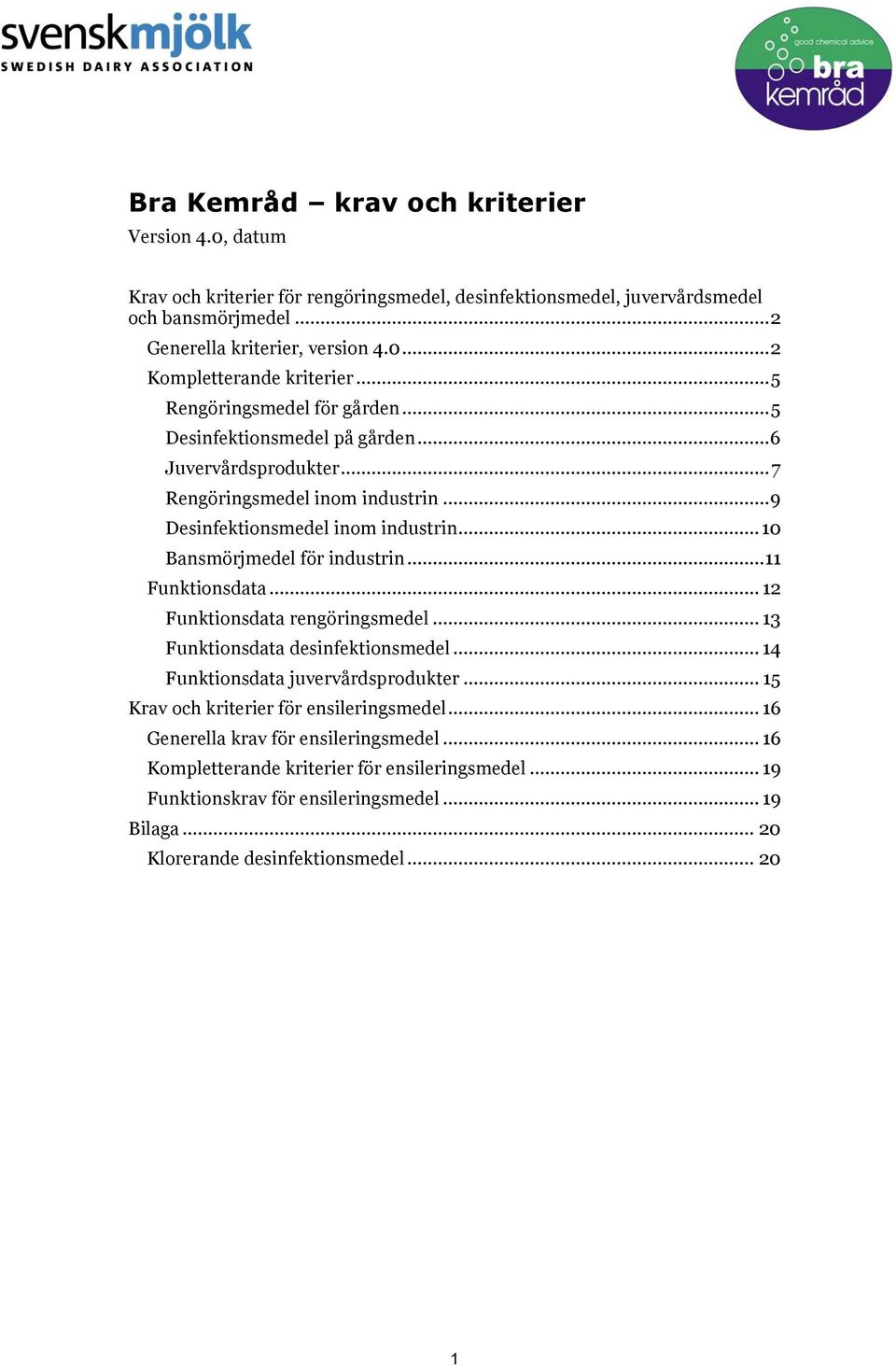 .. 10 Bansmörjmedel för industrin... 11 Funktionsdata... 12 Funktionsdata rengöringsmedel... 13 Funktionsdata desinfektionsmedel... 14 Funktionsdata juvervårdsprodukter.