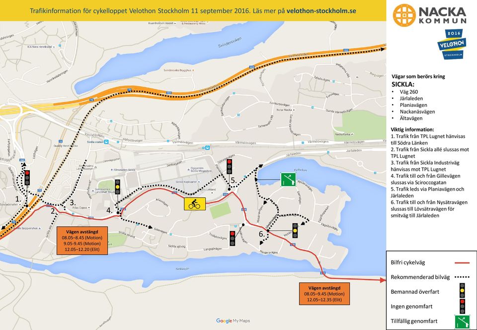 Industriväg hänvisas mot TPL Lugnet Trafik till och från Gillevägen slussas via Sciroccogatan 5.