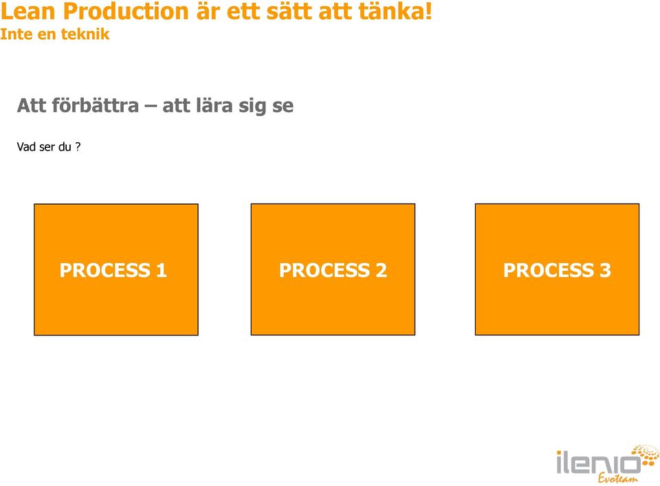 Inte en teknik Att förbättra