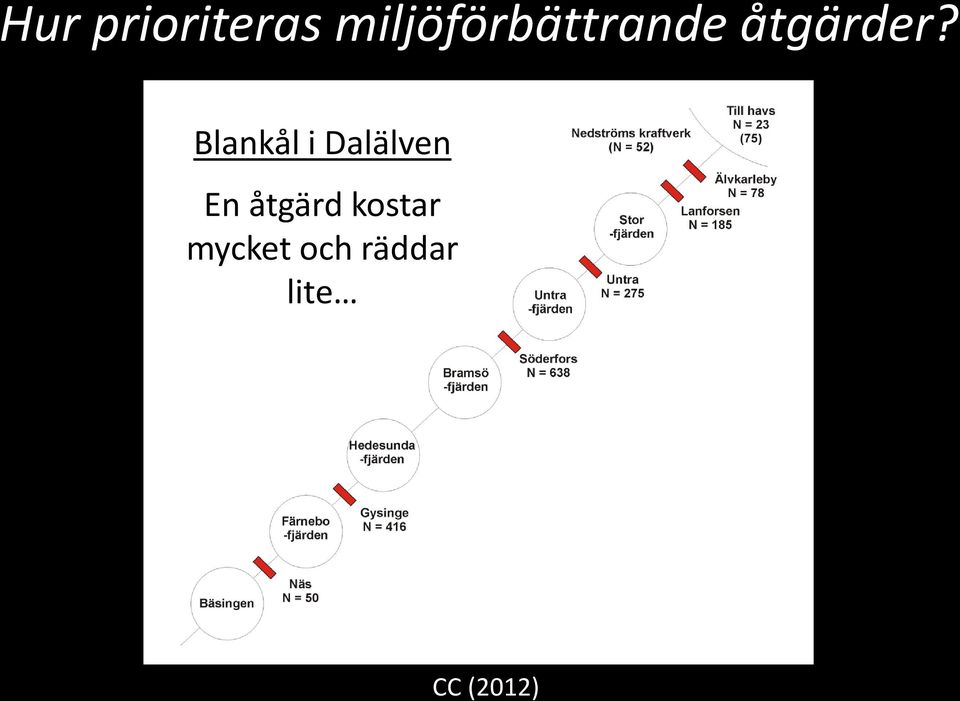 Blankål i Dalälven En