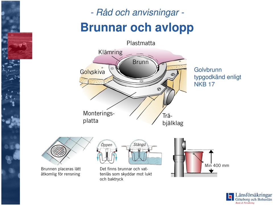 Brunnar och avlopp