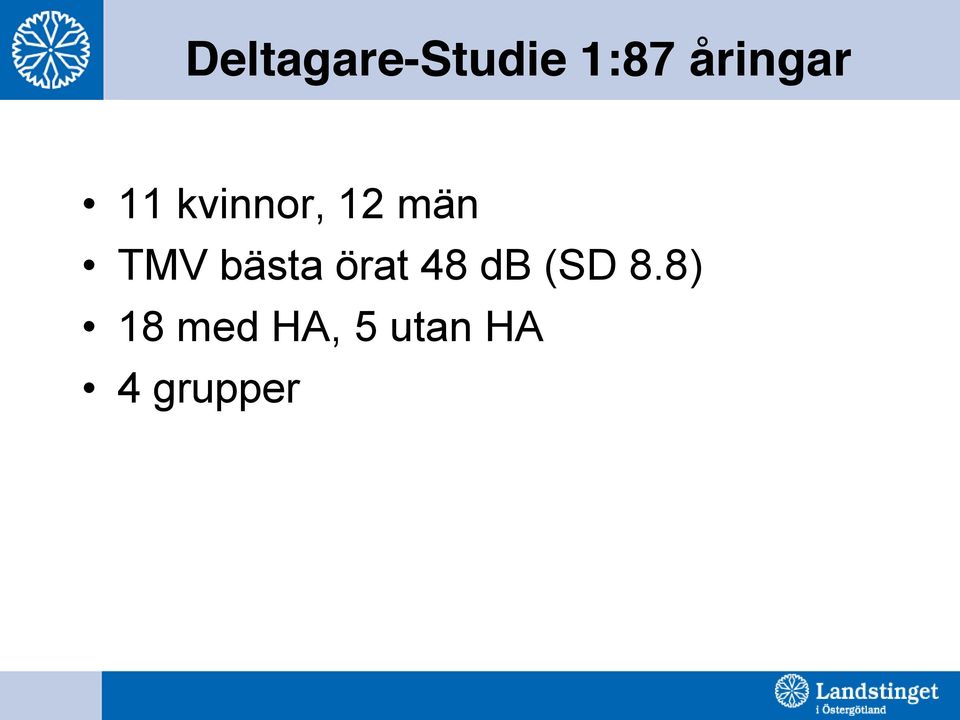 TMV bästa örat 48 db (SD 8.