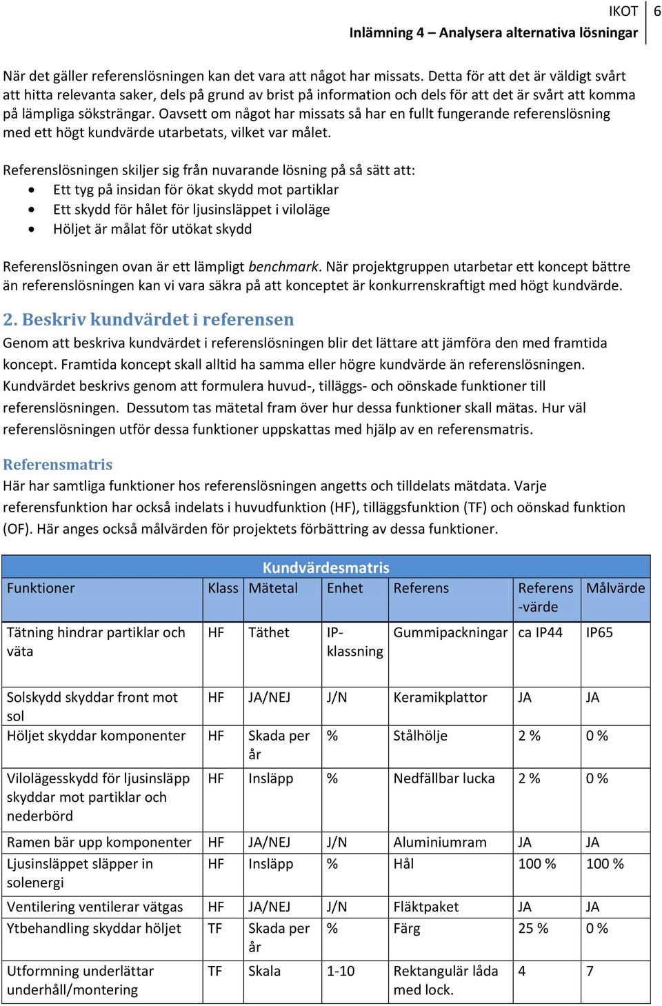 Oavsett om något har missats så har en fullt fungerande referenslösning med ett högt kundvärde utarbetats, vilket var målet.