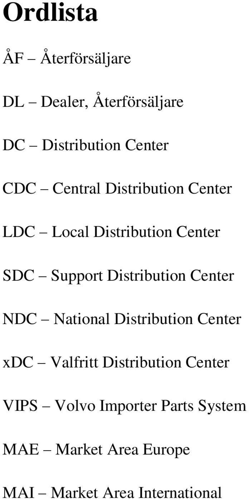 Distribution Center NDC National Distribution Center xdc Valfritt Distribution