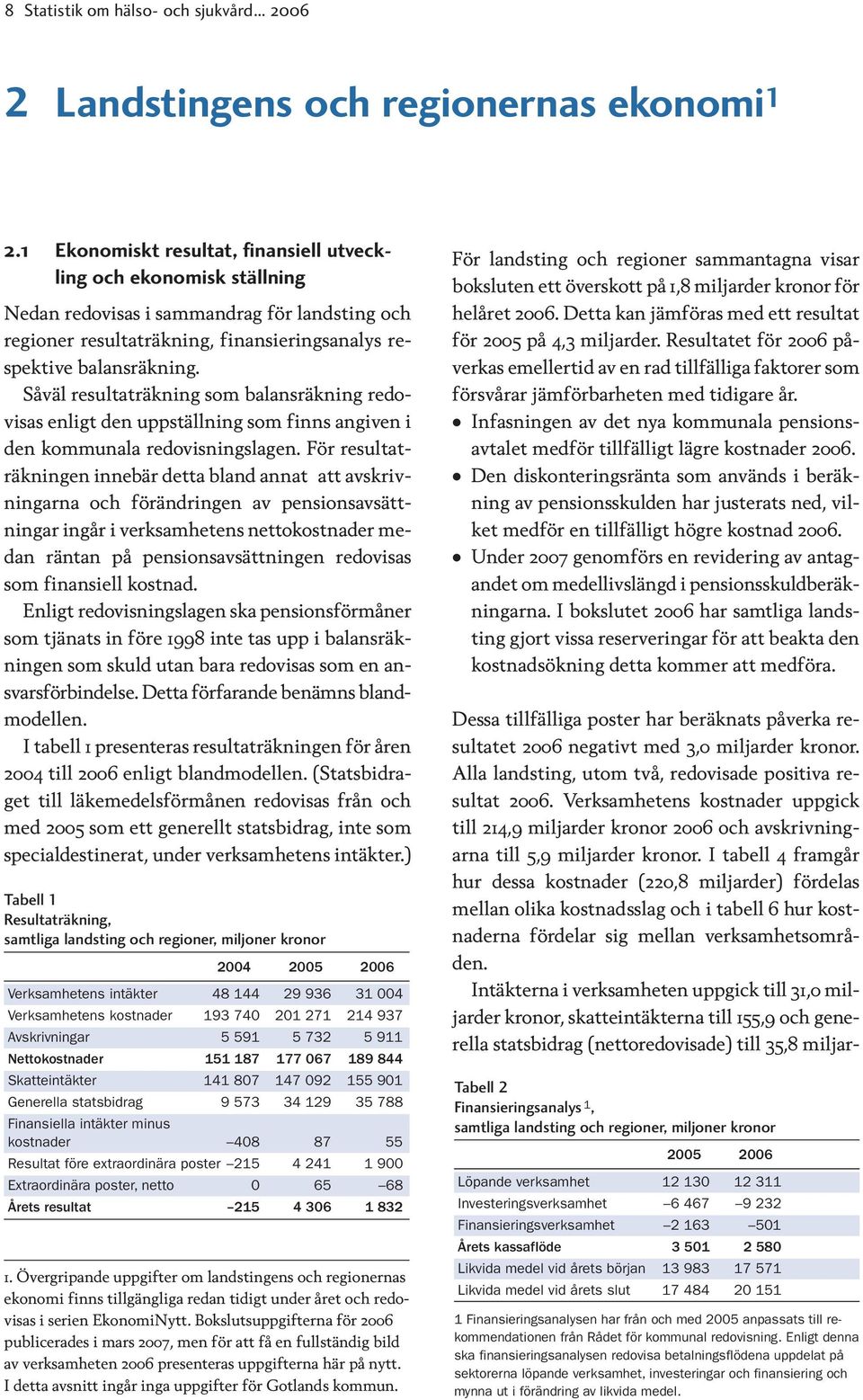 Såväl resultaträkning som balansräkning redovisas enligt den uppställning som finns angiven i den kommunala redovisningslagen.