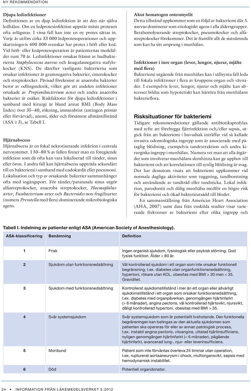Ledinfektioner orsakas främst av hudbakterierna Staphylococcus aureus och koagulasnegativa stafylokocker (KNS).