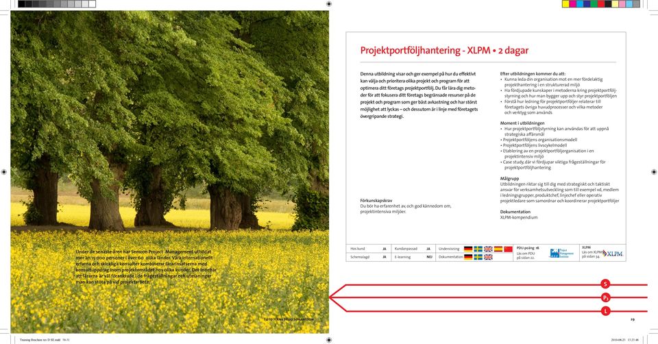 övergripande strategi. Du bör ha erfarenhet av, och god kännedom om, projektintensiva miljöer.