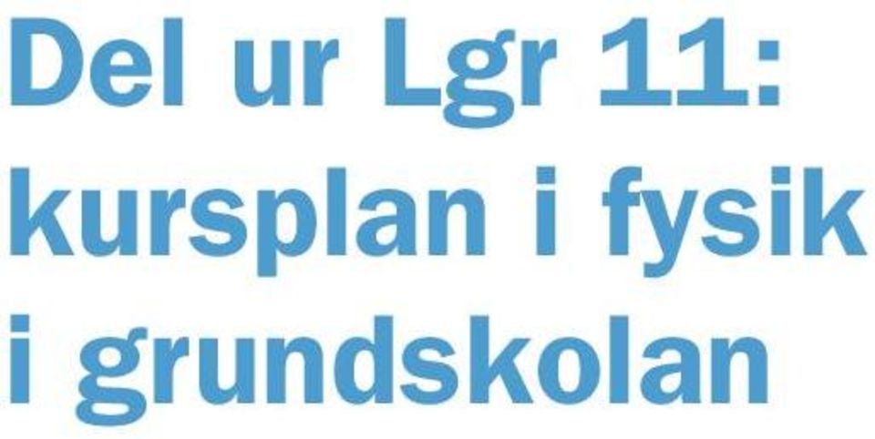 kursplan i