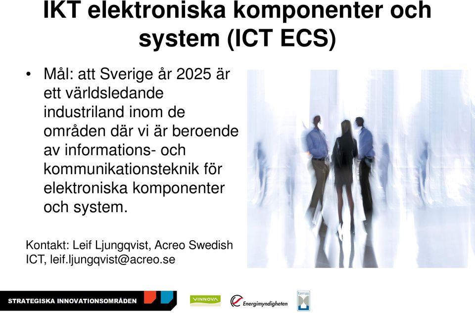 av informations- och kommunikationsteknik för elektroniska komponenter