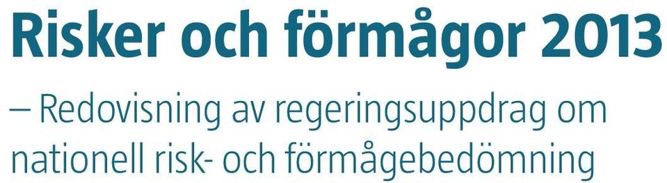 regeringsuppdrag om