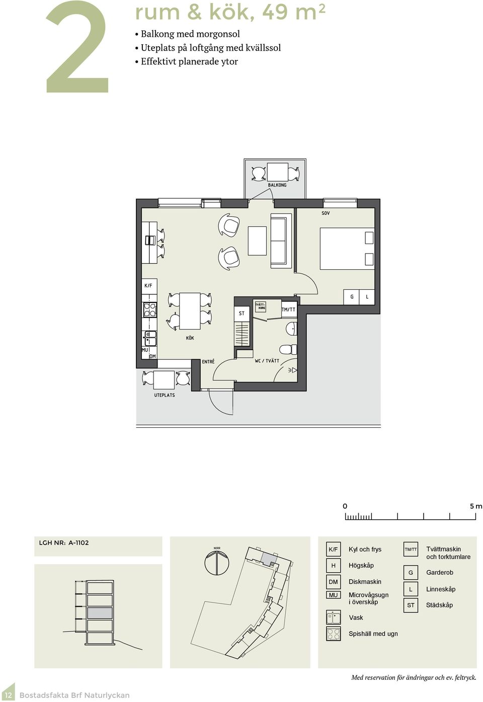 A-112 12 Bostadsfakta Brf Naturlyckan ögskåp K Kyl G ST