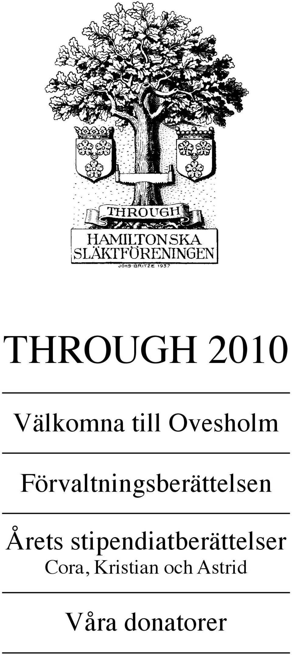 Förvaltningsberättelsen Årets