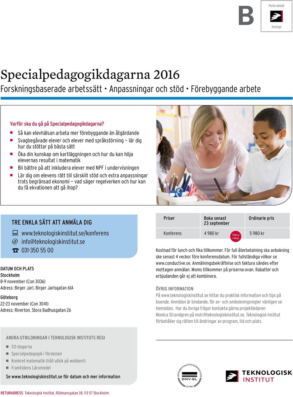 elevernas resultat i matematik Bli bättre på att inkludera elever med NPF i undervisningen Lär dig om elevens rätt till särskilt stöd och extra anpassningar trots begränsad ekonomi vad säger