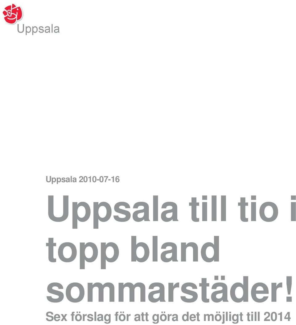 sommarstäder!