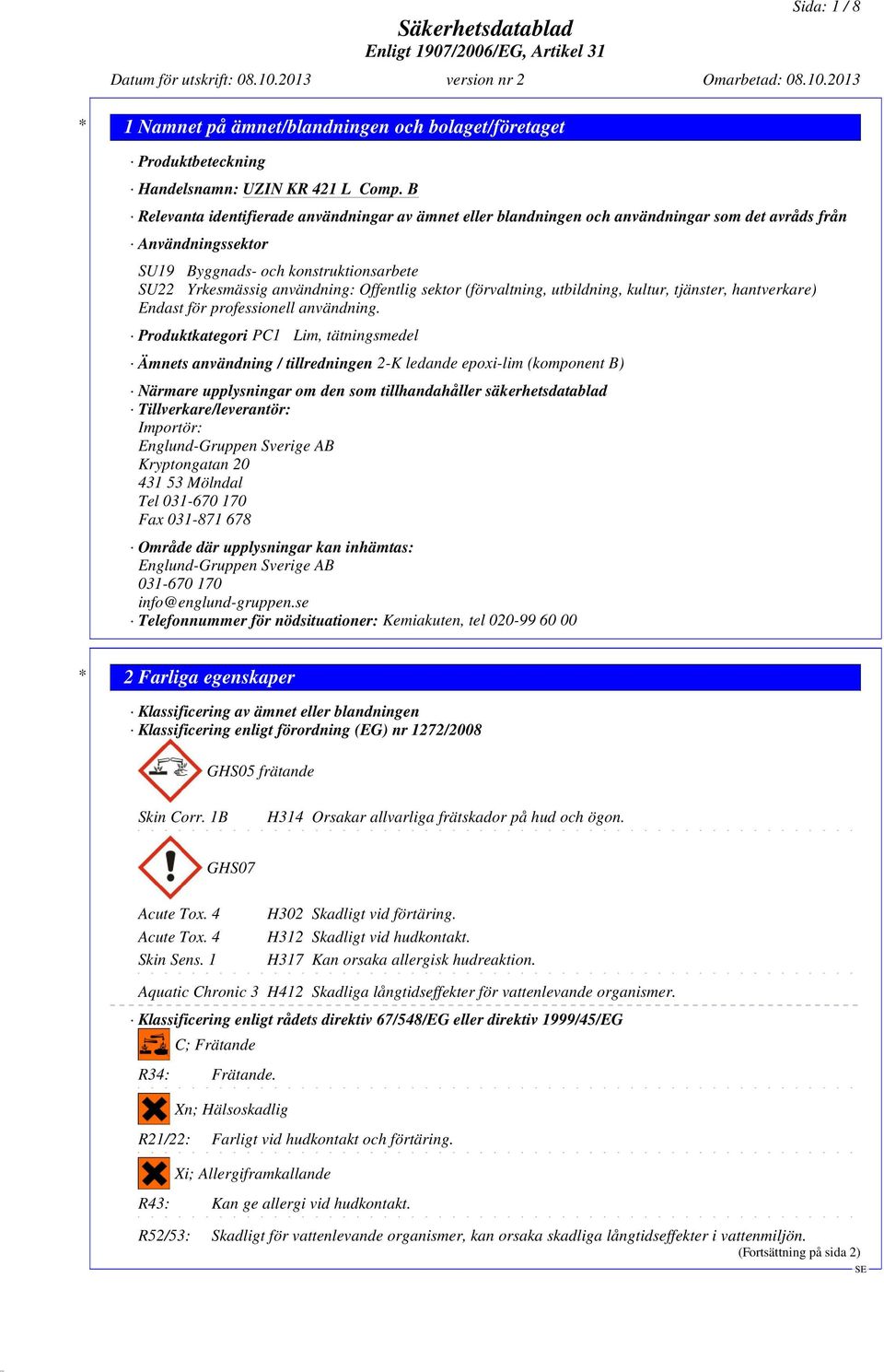 sektor (förvaltning, utbildning, kultur, tjänster, hantverkare) Endast för professionell användning.