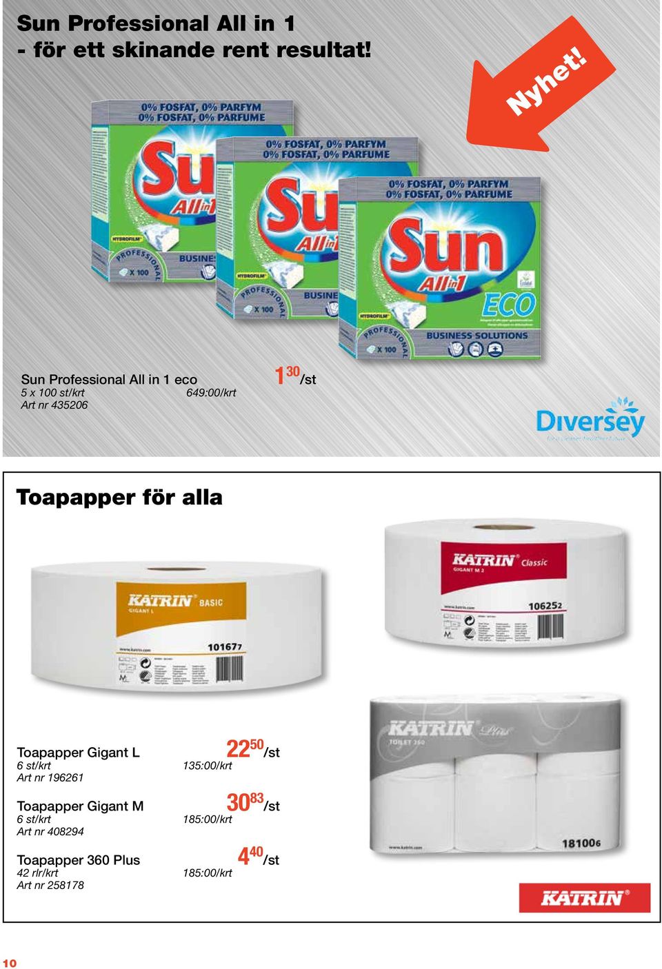 för alla Toapapper Gigant L 22 50 /st 6 st/krt 135:00/krt Art nr 196261 Toapapper Gigant