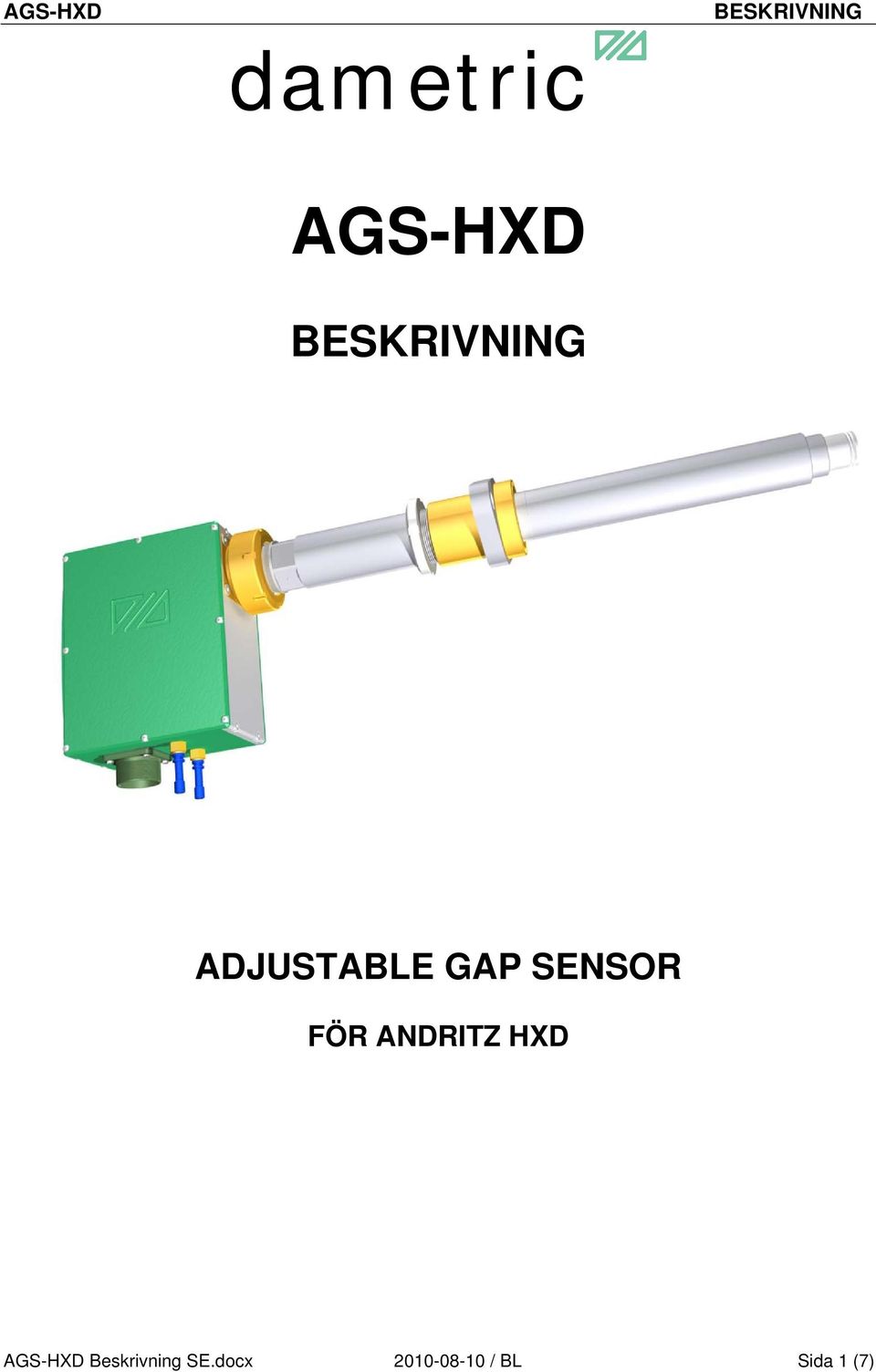 AGS-HXD Beskrivning SE.
