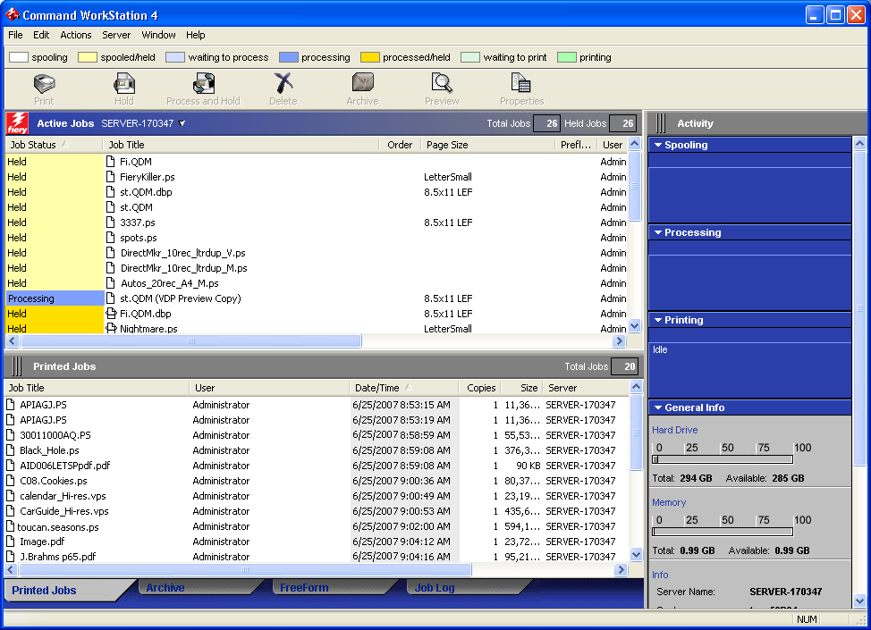 COMMAND WORKSTATION, WINDOWS EDITION 17 Använda Command WorkStation, Windows Edition När du har installerat och konfigurerat Command WorkStation kan du börja använda programmet för att övervaka och