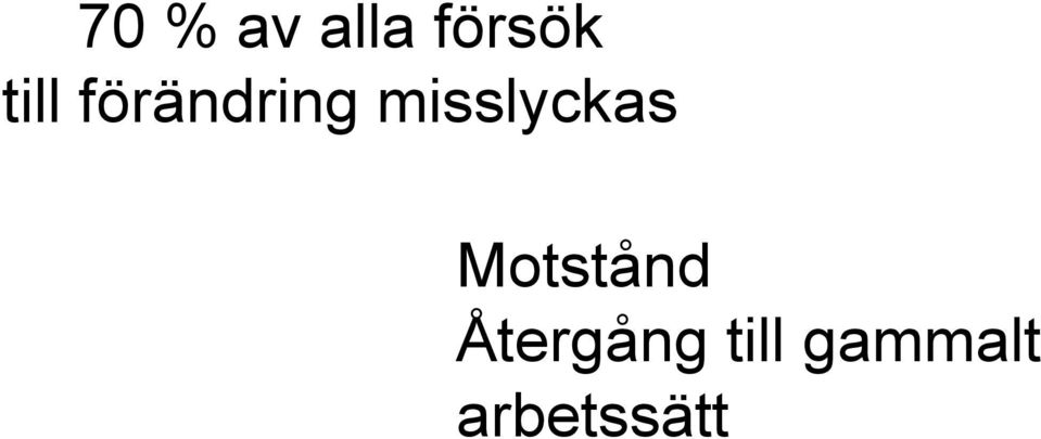 misslyckas Motstånd