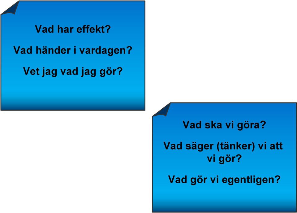 Vet jag vad jag gör?