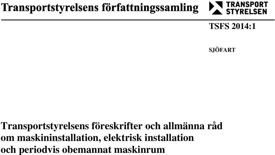 maskininstallation, elektrisk