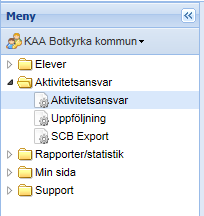 Uppföljning av kontakter En stor del av arbetet för aktivitetsansvaret är att kontakta individer dels för att ta reda på vad de gör idag men också för att följa upp tidigare kontakter samt de