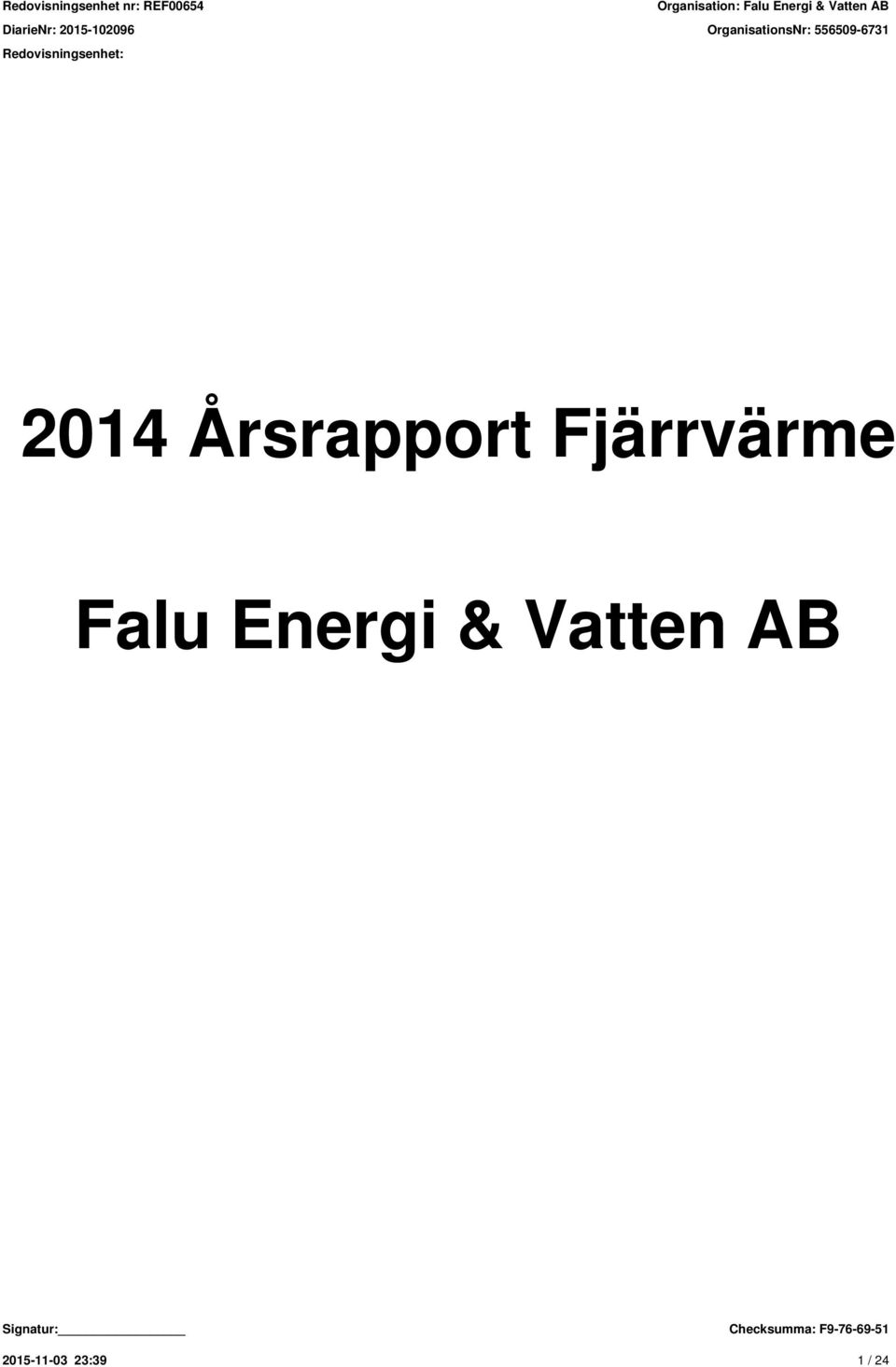 Fjärrvärme