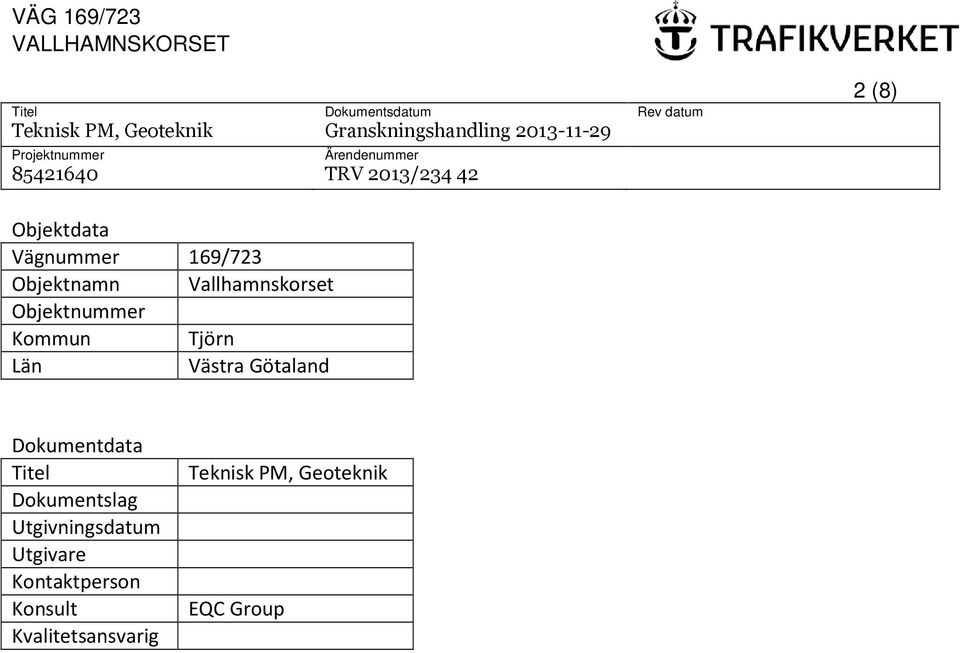 Västra Götaland Dokumentdata Dokumentslag