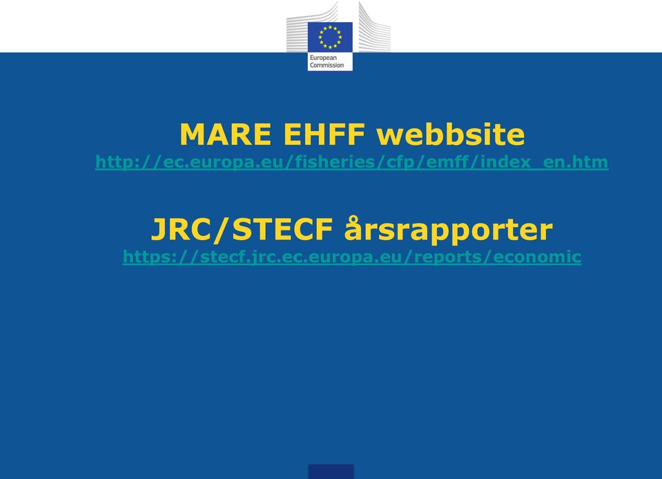 htm JRC/STECF årsrapporter