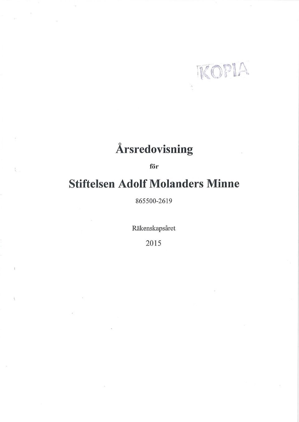 Molanders Minne