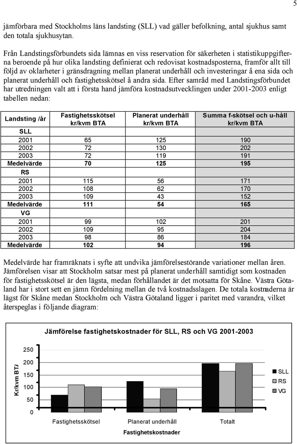 oklarheter i gränsdragning mellan planerat underhåll och investeringar å ena sida och planerat underhåll och fastighetsskötsel å andra sida.