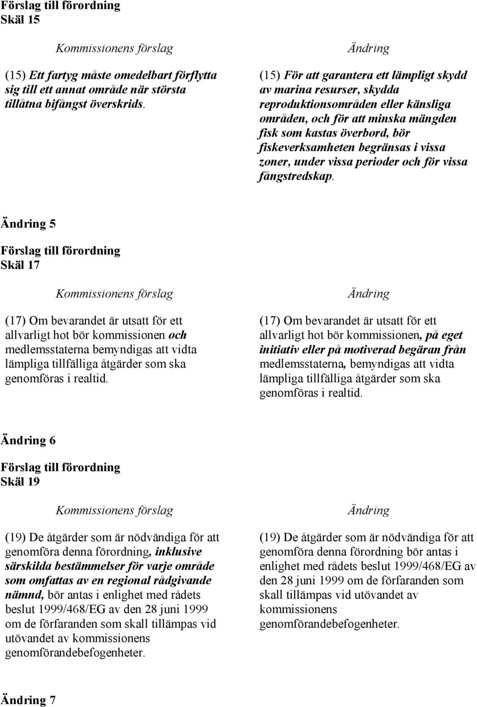 i vissa zoner, under vissa perioder och för vissa fångstredskap.