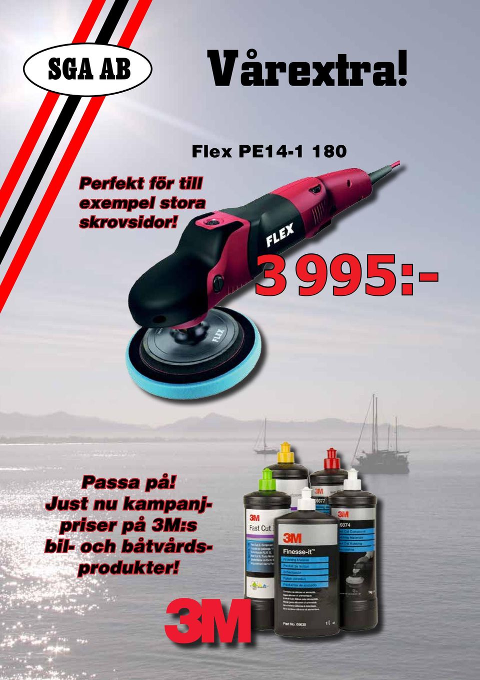 Flex PE14-1 180 3 995:- Passa på!