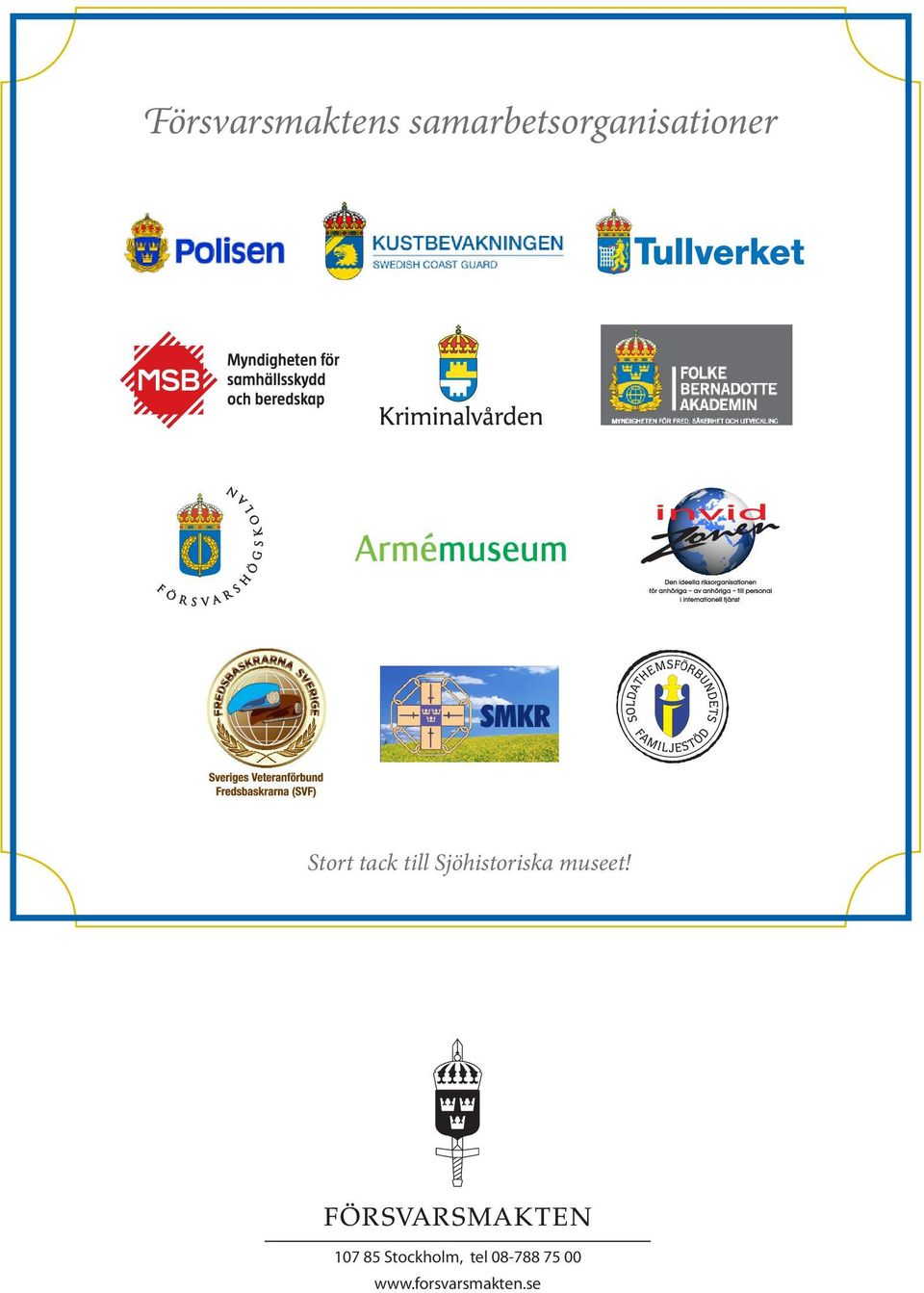 tack till Sjöhistoriska museet!