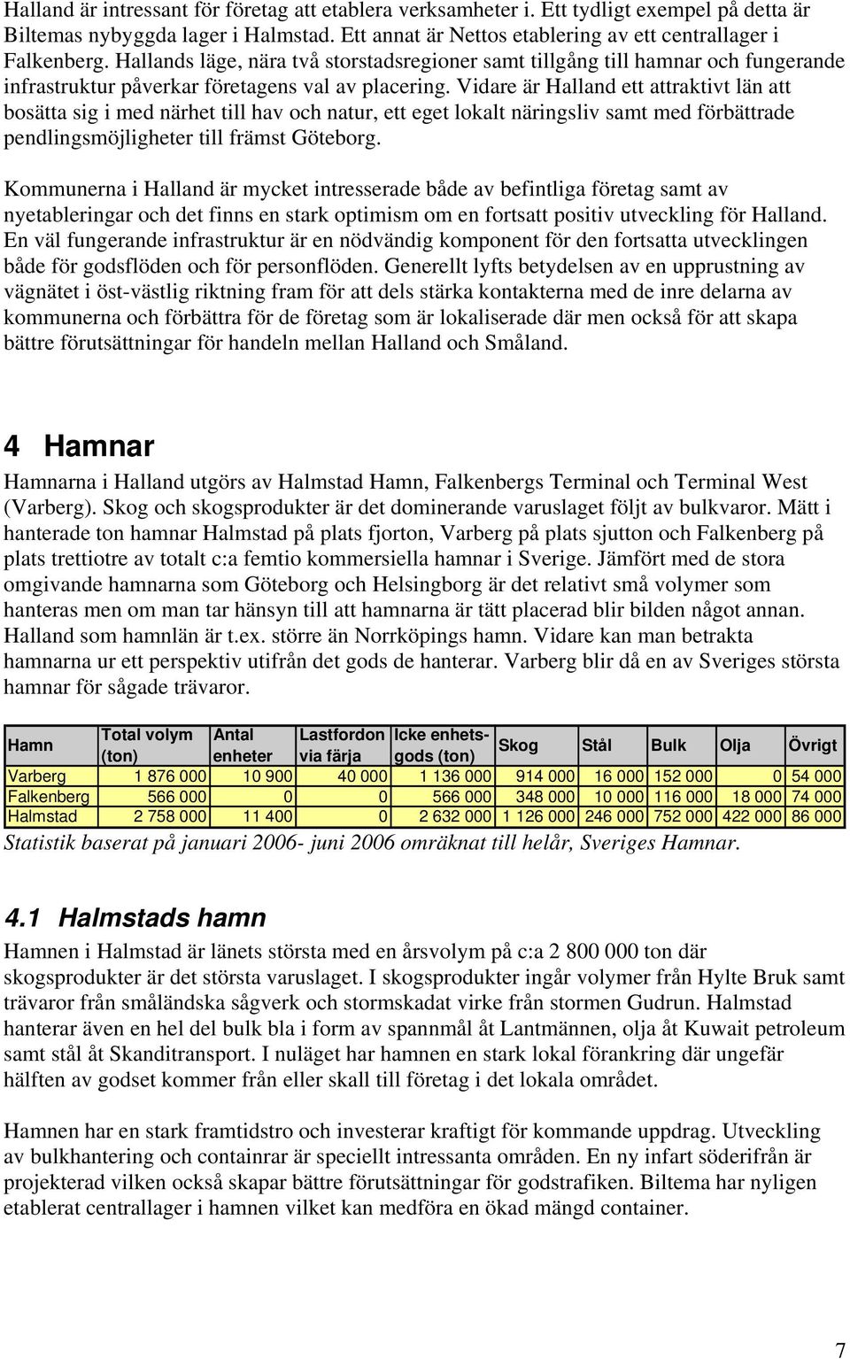 Vidare är Halland ett attraktivt län att bosätta sig i med närhet till hav och natur, ett eget lokalt näringsliv samt med förbättrade pendlingsmöjligheter till främst Göteborg.