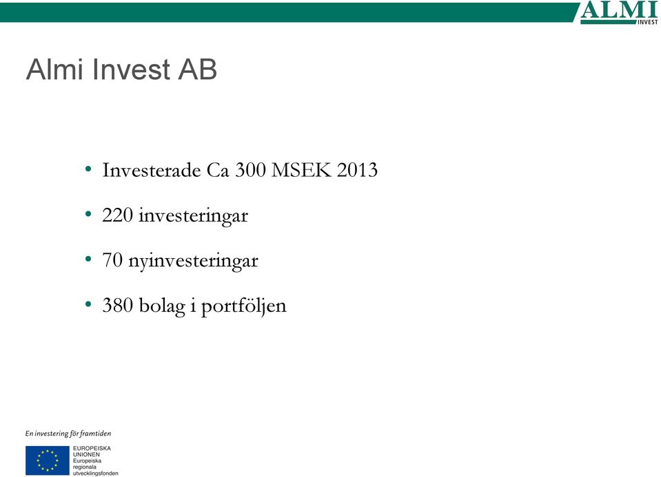 2013 220 investeringar 70