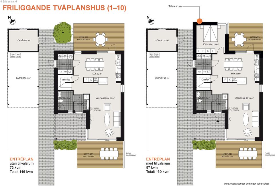 2 FJV FTX KÖK 22 m 2 FJV FTX KÖK 22 m 2 CARPORT 25 m 2 FÖRRÅD UGN MIKRO CARPORT 25 m 2 FÖRRÅD UGN MIKRO FÖNSTER VID GAVELLÄGE FÖNSTER VID GAVELLÄGE WC/D 4,9 m 2 VARDAGSRUM 28 m 2 WC/D 4,9 m 2