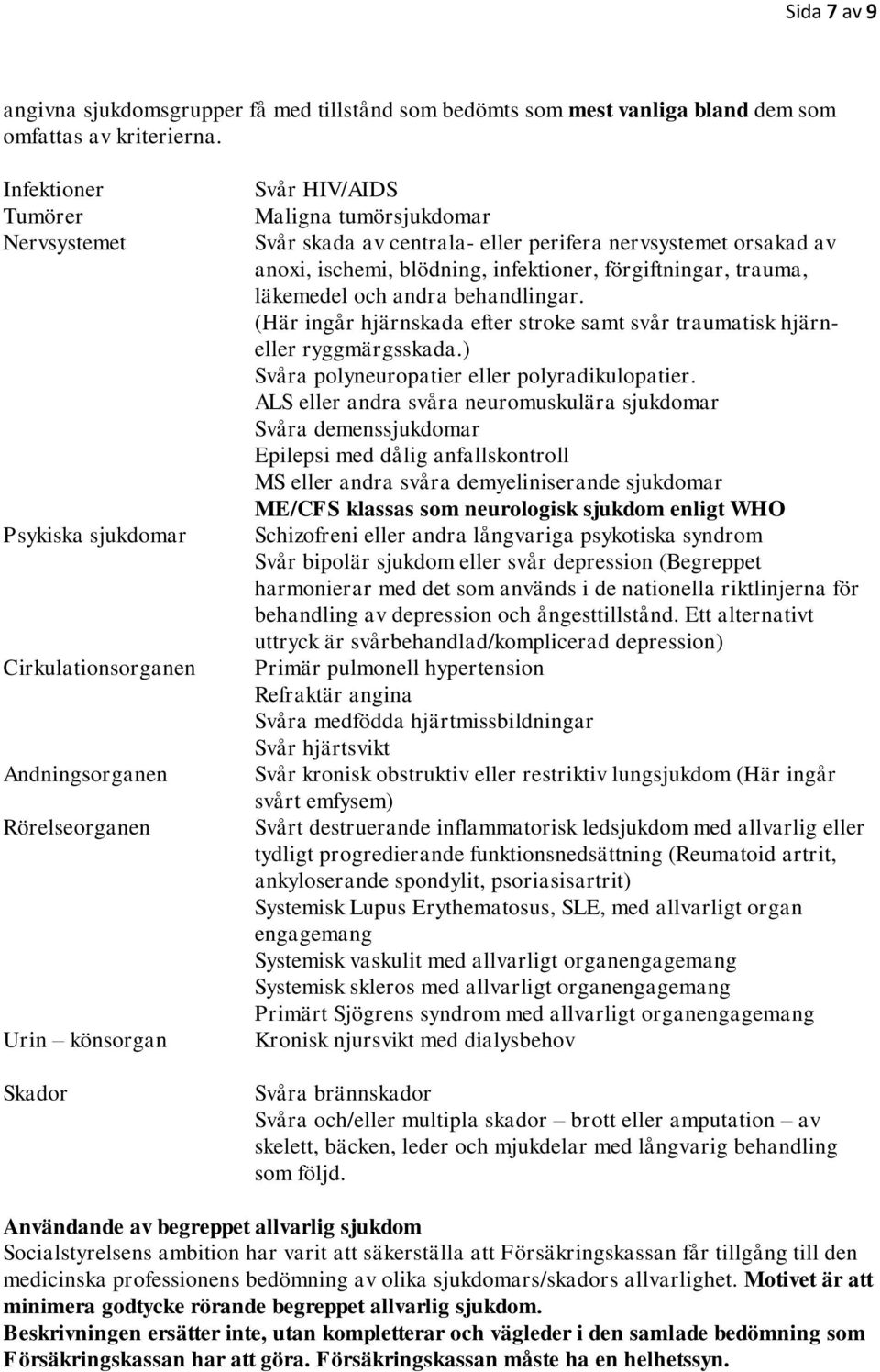 perifera nervsystemet orsakad av anoxi, ischemi, blödning, infektioner, förgiftningar, trauma, läkemedel och andra behandlingar.