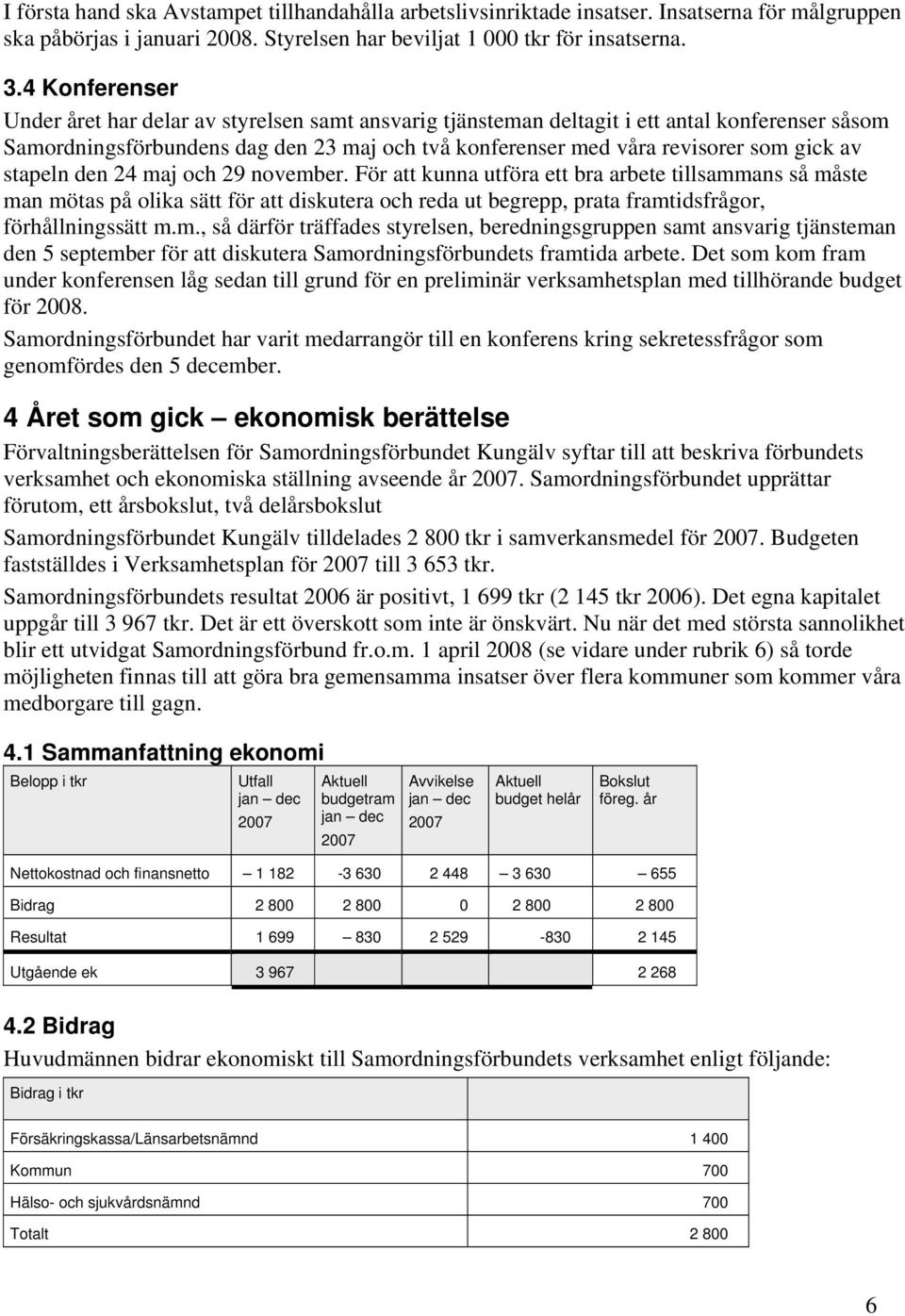 stapeln den 24 maj och 29 november. För att kunna utföra ett bra arbete tillsammans så måste man mötas på olika sätt för att diskutera och reda ut begrepp, prata framtidsfrågor, förhållningssätt m.m., så därför träffades styrelsen, beredningsgruppen samt ansvarig tjänsteman den 5 september för att diskutera Samordningsförbundets framtida arbete.