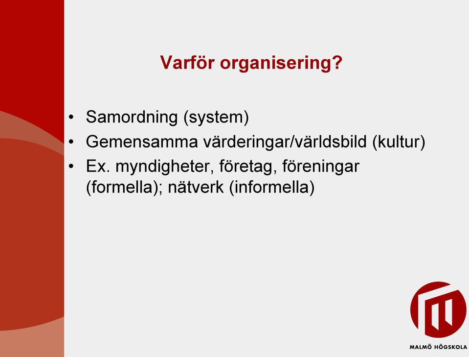 värderingar/världsbild (kultur) Ex.