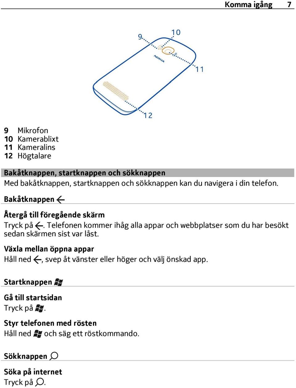 Telefonen kommer ihåg alla appar och webbplatser som du har besökt sedan skärmen sist var låst.