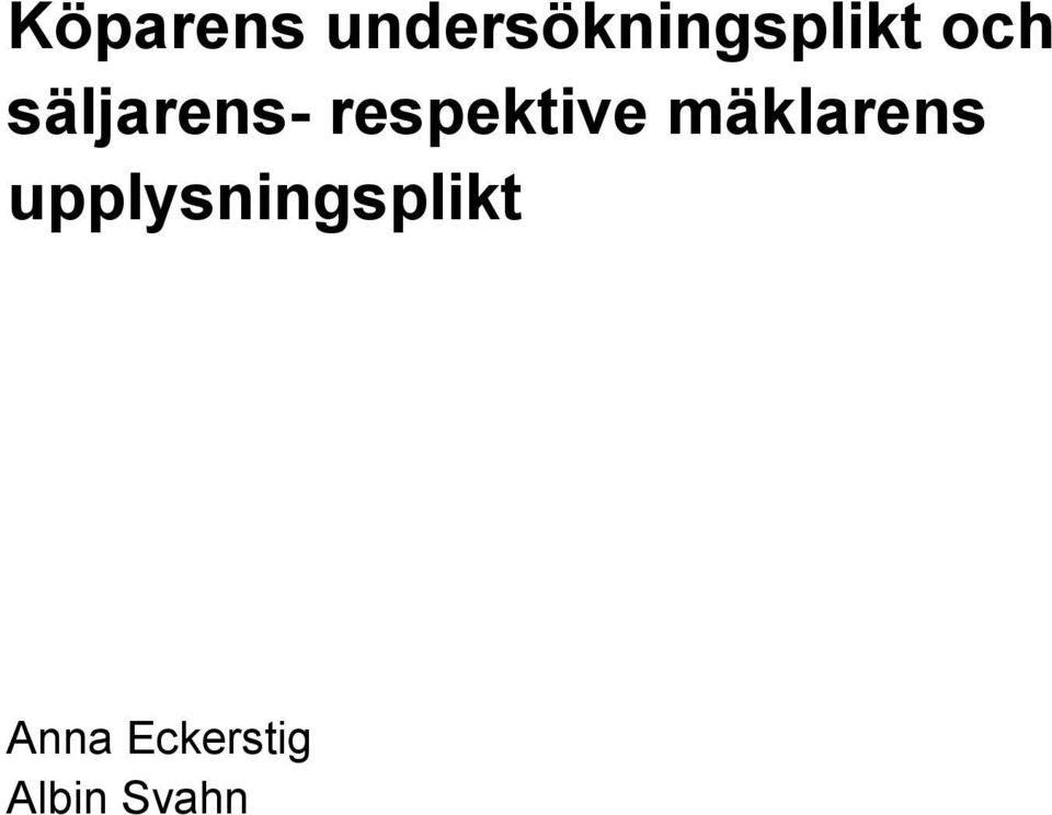 säljarens- respektive