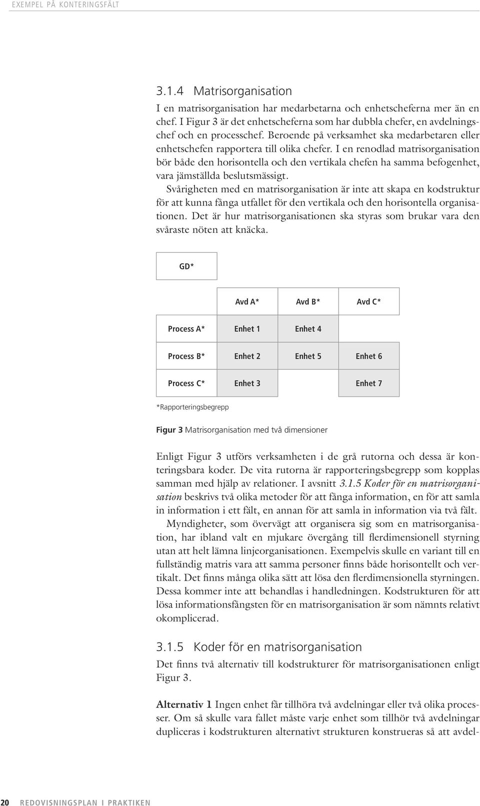 I en renodlad matrisorganisation bör både den horisontella och den vertikala chefen ha samma befogenhet, vara jämställda beslutsmässigt.