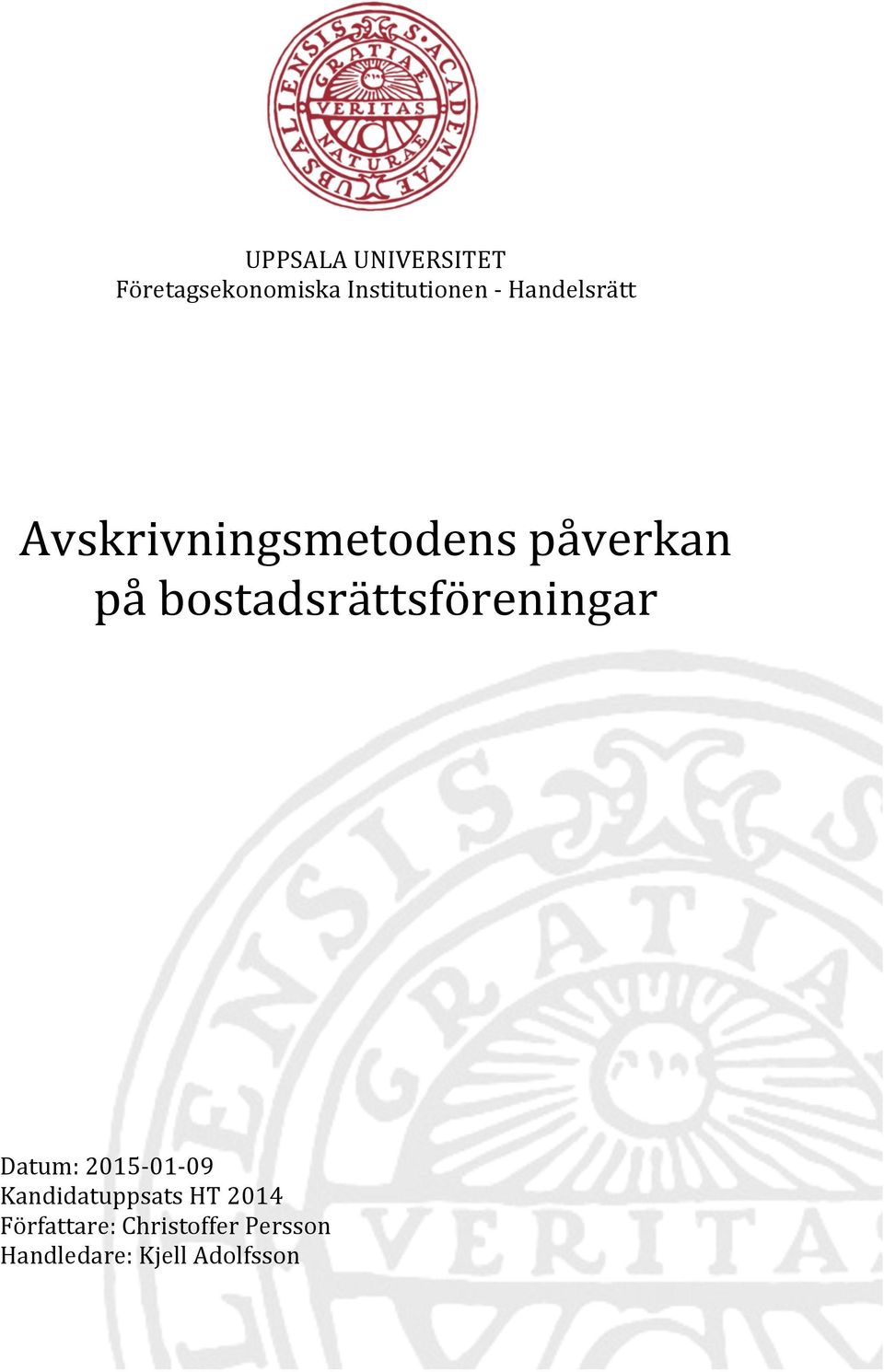 bostadsrättsföreningar Datum: 2015-01- 09