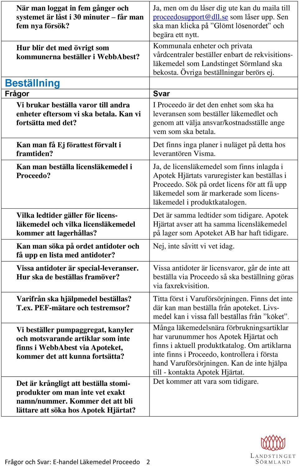 Vilka ledtider gäller för licensläkemedel och vilka licensläkemedel kommer att lagerhållas? Kan man söka på ordet antidoter och få upp en lista med antidoter? Vissa antidoter är special-leveranser.