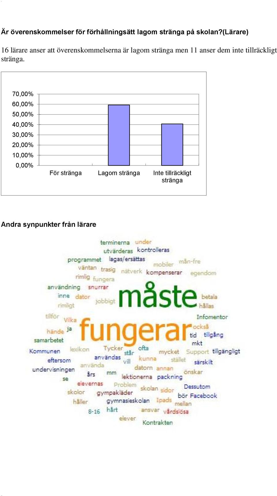 dem inte tillräckligt stränga.