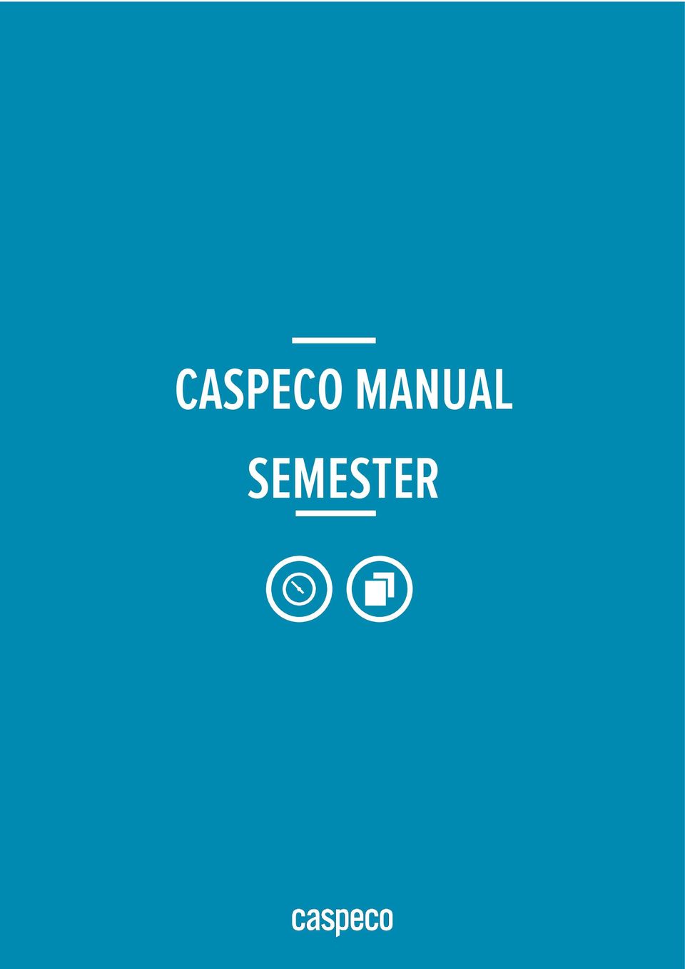 CASPECO MANUAL SEMESTERINSTRUKTION CASPECO MANUAL