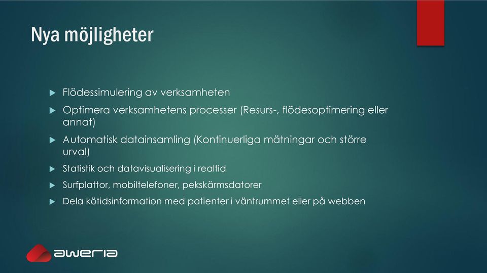 mätningar och större urval) Statistik och datavisualisering i realtid Surfplattor,